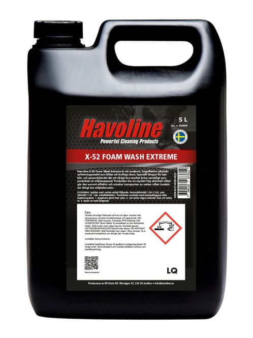 Huvudbild Havoline X-52 Foam Wash Extreme 5 L