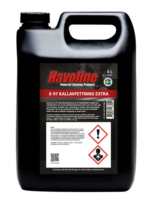 Huvudbild Havoline X-97  Kallavfettning Extra 5 L